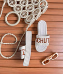 Chinelo tamanco Schütz rendado